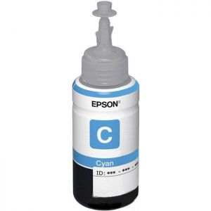 EPSON originální ink C13T66424A cyan, 70ml, EPSON L100, L200, L300