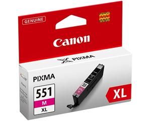 CANON originální ink CLI-551M XL, magenta, 11ml, high capacity,CANON PIXMA iP7250, MG5450,