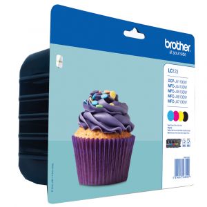 BROTHER originální ink LC-123VALBP Set CMYK, 4*600str. BROTHER MFC-J4510 DW