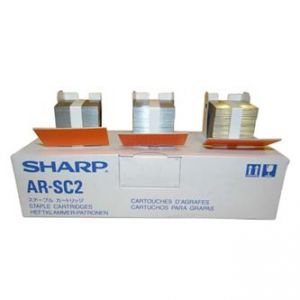SHARP originální staple cartridge AR-SC2, 3x5000, AR-FN7, F13, F14, MX-FNX2, FNX3, FNX4, F
