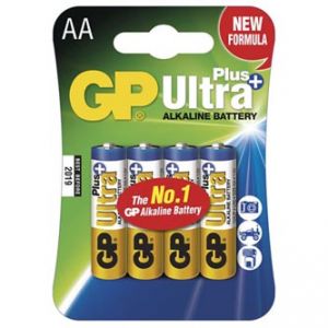Baterie alkalická, AA, 1.5V, GP, blistr, 4-pack, ultra plus