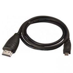 Kabel HDMI M- HDMI (micro) M, High Speed, 2m, černý