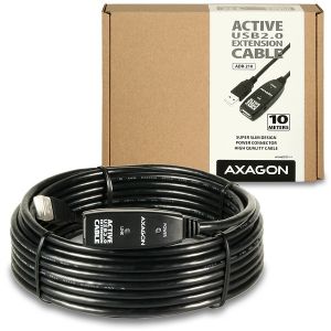 AXAGON USB2.0 aktivní prodlužka/repeater kabel 10m