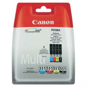 CANON originální ink blistr 6509B009 CLI551 CMYK CANON PIXMA iP7250, MG5450, MG6350, M