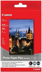 CANON fotopapír SG-201 - 10x15cm (4x6inch) - 260g/m2 - 5 listů - pololesklý