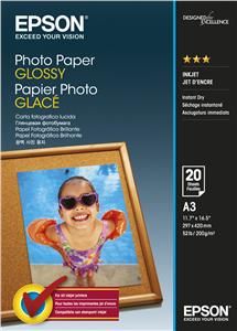 Photo Paper Glossy EPSON A3 20 listů
