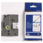 BROTHER HSE-211 Smršťovací bužírka bílá/černá šíře 5,8mm