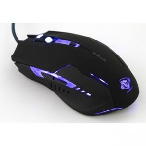 E-BLUE Myš Auroza G optická 6tl. 1 kolečko drátová USB černá 3000dpi herní