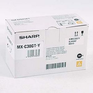 SHARP originální toner MX-C30GTY yellow 6000 str. SHARP MX-C250FE C300WE