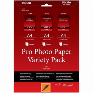 CANON PVP-201 PRO, A4 fotopapír Variety Pack