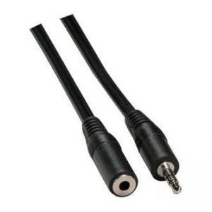 Audio kabel Jack(3,5mm)-Jack(3,5mm), M/F, 1.5m, LOGO