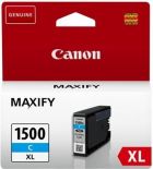 CANON originální ink PGI 1500XL, cyan, 12ml, 9193B001, high capacity, CANON MAXIFY MB2050,