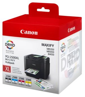 CANON originální ink PGI-2500XL Bk/C/M/Y multipack, black/color, 9254B004, CANON MAXIFY iB