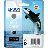 EPSON originální ink C13T76074010, T7607, light black, 25,9ml, 1ks, EPSON SureColor SC-P60