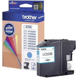 BROTHER originální ink LC-223C Cyan/Modrý 600str. BROTHER MFC-J4420DW, MFC-J4620DW