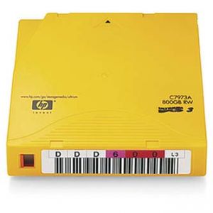 HP LTO Ultrium 3, 400/GB 800GB, žlutá, C7973AN, pro archivaci dat