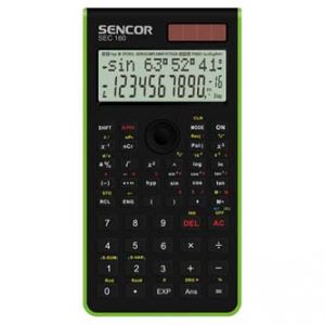 Kalkulačka SENCOR SEC 160 GN zelená školní dvanáctimístná