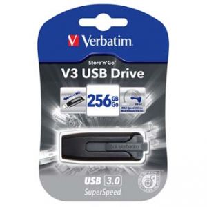 VERBATIM USB 3.0 flash disk 256GB Store ,n, Go V3 černý
