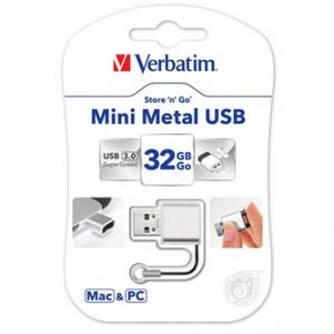 VERBATIM USB flash disk, 3, 32GB, Store ,n, Go Mini, růžový, 49840