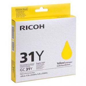 RICOH originální žlutý ink 405691 yellow, Typ GC 31Y RICOH GXe2600 GXe3000N GXe3300N