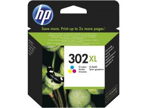 Orig. cartridge HP 302XL 3barevná kazeta , F6U67AE