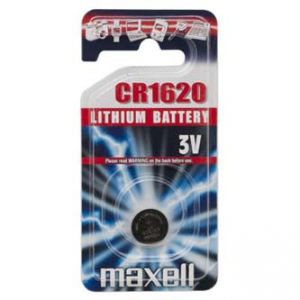 baterie Lithiová, CR1620, 3V, MAXELL, blistr, 1-pack