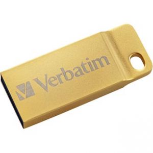 VERBATIM USB flash disk, 3.0, 64GB, Store,N,Go Metal Executive, zlatý, 99106