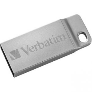 VERBATIM USB flash disk, 2.0, 32GB, Store,N,Go Metal Executive, stříbrný, 98749