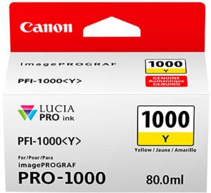 CANON cartridge PFI-1000 Y Yellow Ink Tank