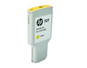 HP originální ink F9J78A, HP 727, yellow, 300ml, HP DesignJet T1530, T2530, T930