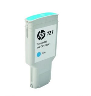 HP originální ink F9J76A, HP 727, cyan, 300ml, HP DesignJet T1530,T2530,T930,T1500,T2500,T