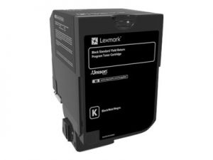 LEXMARK originální toner 74C2SK0, black, 7000str., return, LEXMARK CS720de,CS720dte,CS725