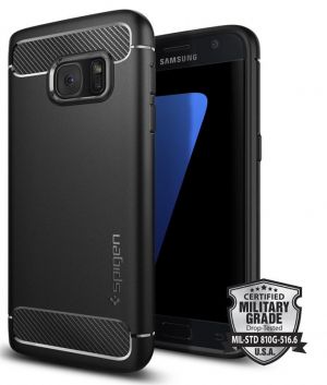 SPIGEN Rugged ARMOR, black - pro SAMSUNG Galaxy S7