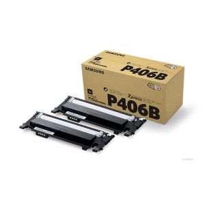 SAMSUNG CLT-P406B/ELS Black Toner Twin Pack CLP-360/365/368, CLX-3300/3305, C41x, C46x