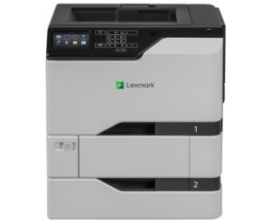 LEXMARK CS720dte color laser 38/38ppm, síť, duplex, dotykový LCD + dodatečný vstupní zásob