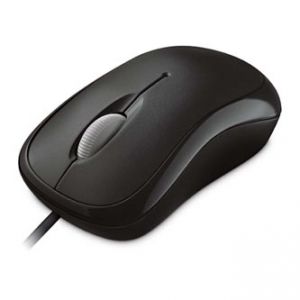 MICROSOFT Myš Basic Optical Mouse, optická, 3tl., 1 kolečko, drátová (USB), černá, 800DPI,