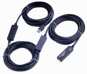 PREMIUMCORD USB 3.0 repeater a prodluž. kabel 15m