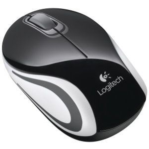 LOGITECH myš Wireless Mini Mouse M187 black, optická, nano přijímač