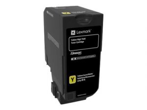 LEXMARK - Vysoká výtěžnost - žlutá - originál - kazeta s barvivem LCCP - pro LEXMARK CS725