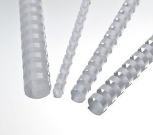 Kroužky pro vazbu 28mm, pro plastovou vazbu, bílé, 50ks