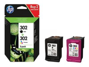 HP originální ink X4D37AE, No. 302, black/color, HP