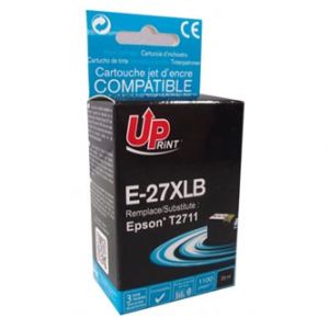 UPRINT kompatibilní ink s C13T27114010, 27XL, black, 1100str., 23ml, E-27XLB, pro EPSON WF