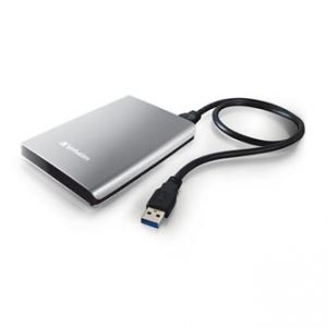 VERBATIM externí pevný disk, Store,n,Go, 2.5", USB 3.0, 2TB, 53189, stříbrný