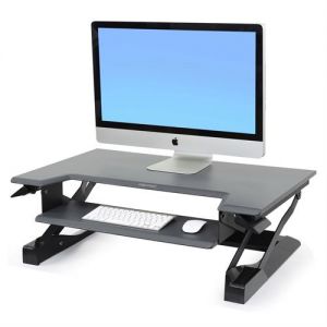 ERGOTRON WorkFit-T, Sit-Stand Desktop Workstation (black), pracovní plocha na stůl k stání