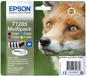 Multipack CMYK Ink Cartridge (T1285)
