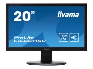 IIYAMA ProLite E2083HSD-1 - LED monitor - 20" (19.5" zobrazitelný) - 1600 x 900 - TN - 250