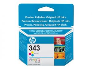 HP 343 - 7 ml - barva (azurová, purpurová, žlutá) - originál - inkoustová cartridge - pro