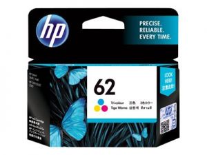 HP 62 - Tříbarevná - originál - blistr - inkoustová cartridge - pro ENVY 55XX, 56XX, 76XX;