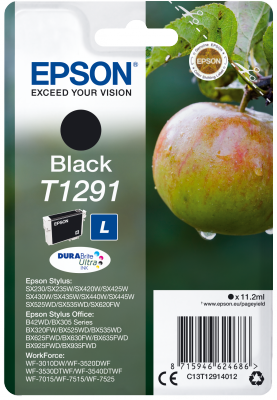 EPSON T1291 APPLE 11.2ml BK, T1291 APPLE 11.2ml BK