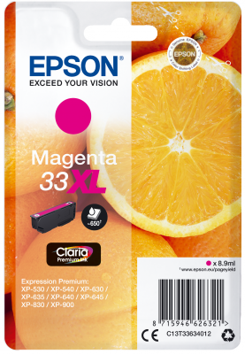 EPSON 33XL Oranges 8.9ml MG, 33XL Oranges 8.9ml MG